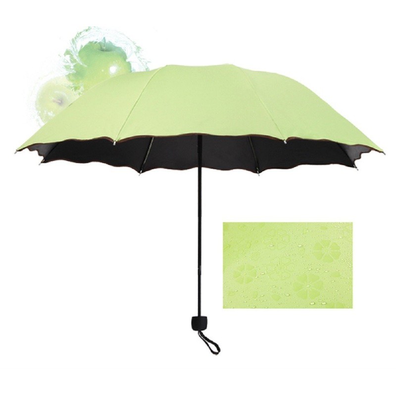 UV Protection, Sun or Rain, Sun Parasol, Trifoldable, Large, Lightweight,