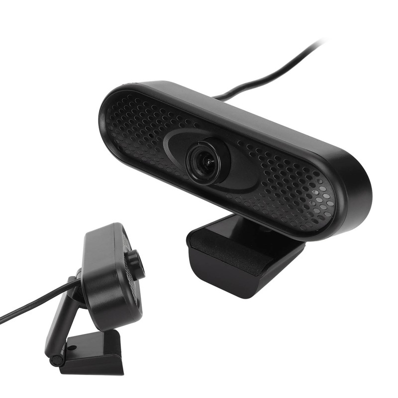 PC Camera 1920x1080p 30fps USB2.0 30 Degrees Rotation Plug and