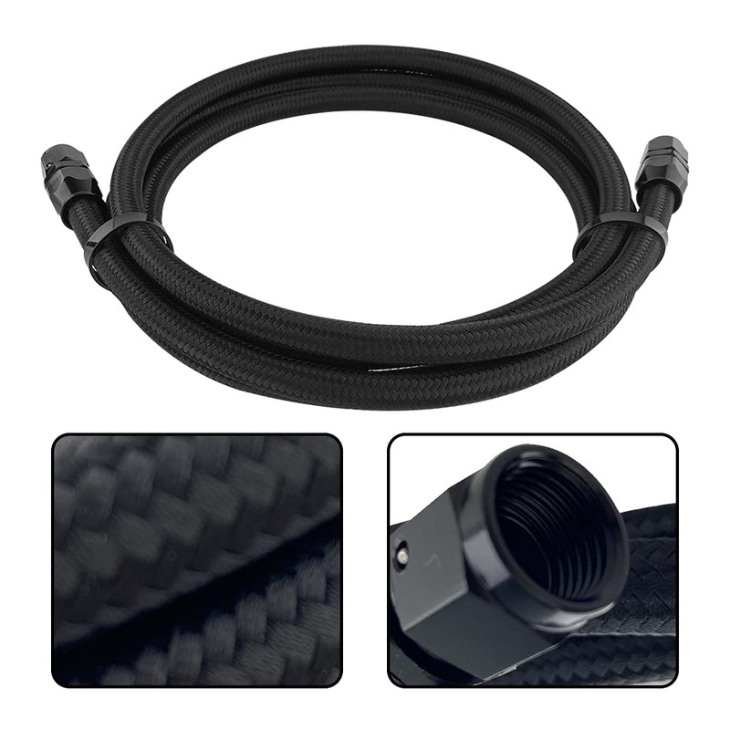 SPELAB 6AN Flexible PTFE Transmission Cooler Hose Lines Fitting, 7FT