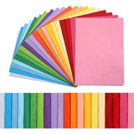 ezkart | 100pk Assorted Coloured Large Size of Acid Free Tissue Paper Ideal for Gift Paper Sheets for Packaging | Dimension: 20''(W) x30''(L) (Mixed, 100pk)