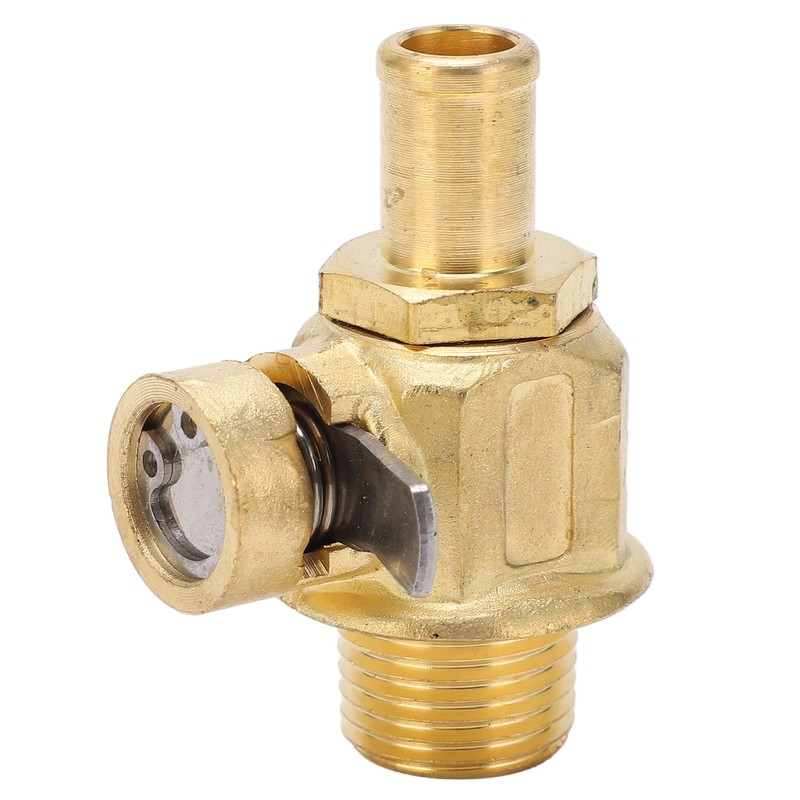 F110N Engine Oil Drain Valve with LC‑10 Lever Clip 3/8‑18