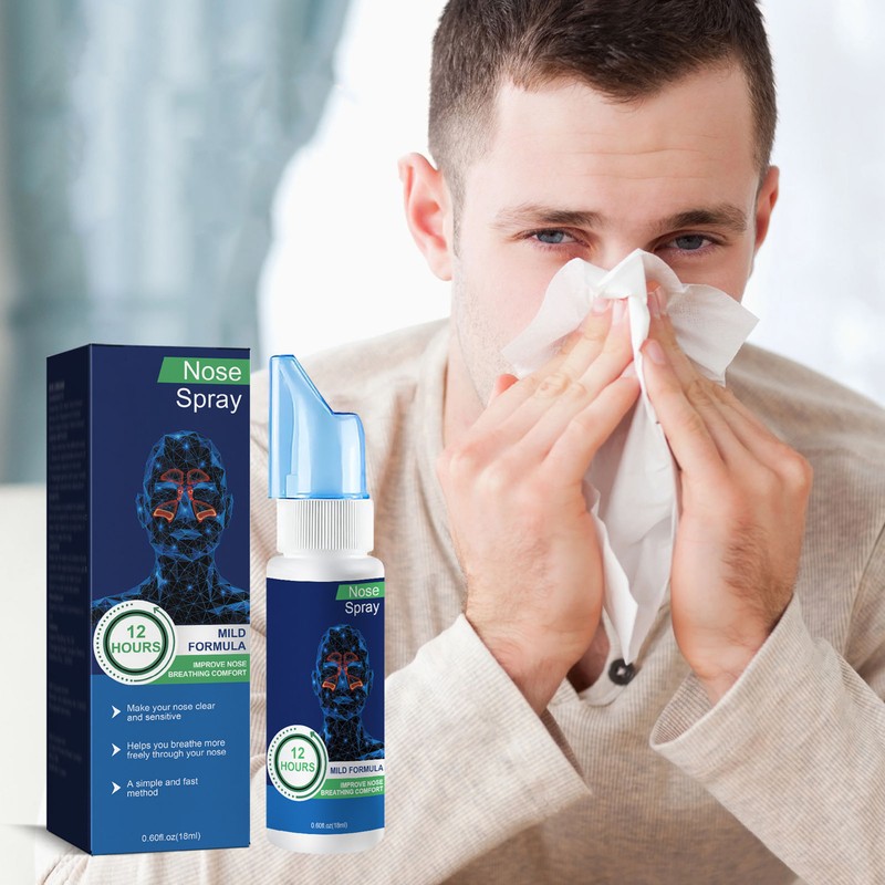 3Pcs Nasal Spray 18ml Gentle Fine Mist Allergy Relief Nose
