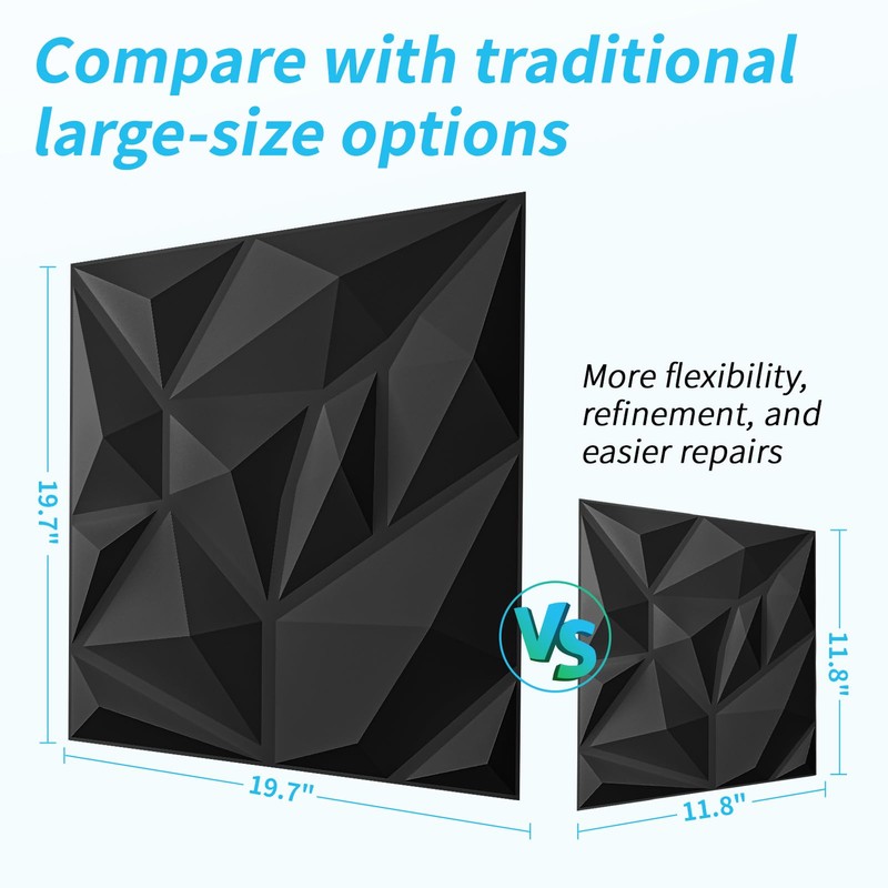 Art3d 20 Pack Decorative 3D Wall Panels for Interior Wall