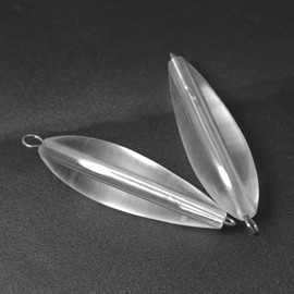 Lind Kitchen Slow Sinking Floating Pin Acrylic Slow Sinking Casting Aid Float Casting Kit 8g 6.4cm/2.5in Transparent LUYA Long Casting Steel Pin Casting Aid for Rivers Lakes Sea Fishing Fishponds