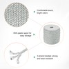 M METERXITY 22 Yards Twisted Rope Trim, 5mm/0.2" Silver Gray