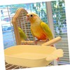 Hohopeti Parrot Bathing Basin Lightweight Bird Cage Bathtub for Small