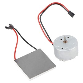 ZYWUOY Stove Fan Generator, Replacement Stove Fan, Thermoelectric Power Generator, Fireplace Fan, Motor Generator Blade for 4 Blade Stove Burner Fan Fireplace Fan 40 x 40 mm