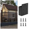 Rasugarlary Pergola Brackets, Pergola Privacy Wall Brackets Privacy Wall Bracket