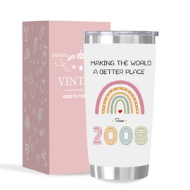 NOOMII 17th Birthday Gifts for Girls-17th Birthday Gifts for Bestie Friend Sister - 20oz Stainless Steel Vacuum Insulated Tumblers-17 Year Old Birthday Gifts 17th Birthday Gift Ideas