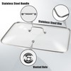 Vayepro Griddle Glass Lid for Lodge 10.62-inch x 16.14-inch Cast