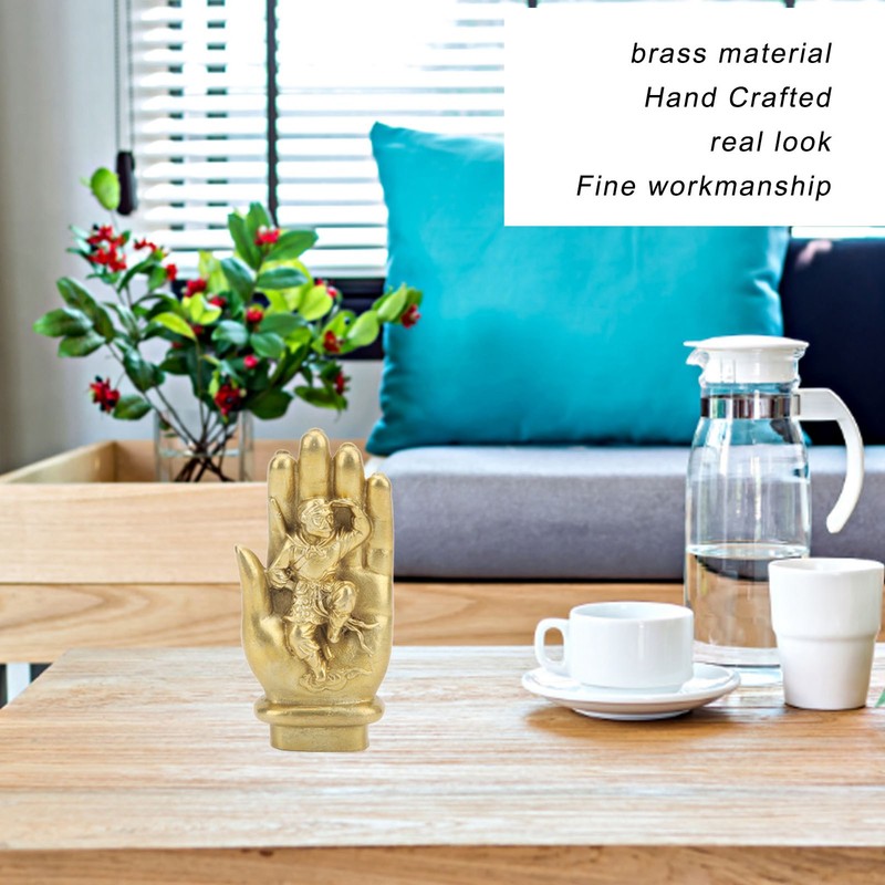 Monkey King Statue Hand Crafted Monkey Statue Real Look Brass