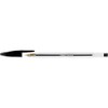 BIC Cristal Refillable Ballpoint Pens Medium Tip Black Pack of 10