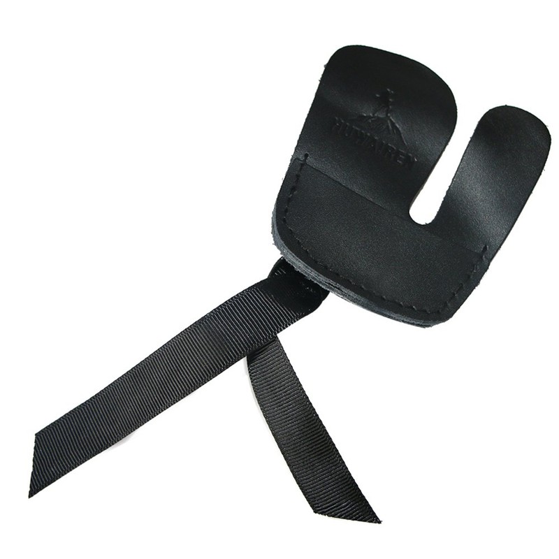 Toparchery Archery Finger Tab Cow Leather Finger Guard Protector for