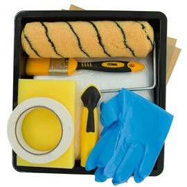 Coral Tools 10305 Task Partner Complete Decorating Project Box with Paint Roller Brush and How To Guide 11 piece pack set