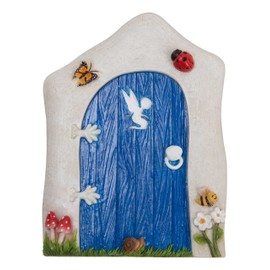 Miniature World Animated Blue Fairy Door (MW06-007)