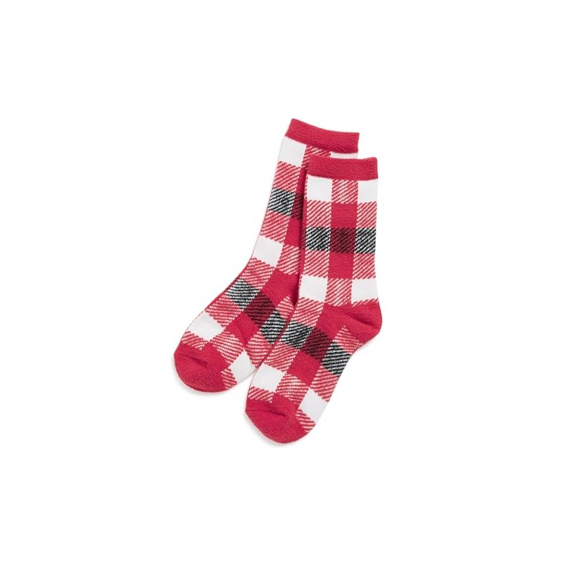 Vera Bradley Cozy Socks with Gift Box, Fireplace Plaid