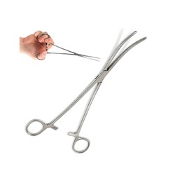 Panther Surgical Unhooking Hook Removing Pliers 4'' 6'' 10'' 12'' Stainless Steel Carp Sea Fly Fishing Forceps (8'' Curved)