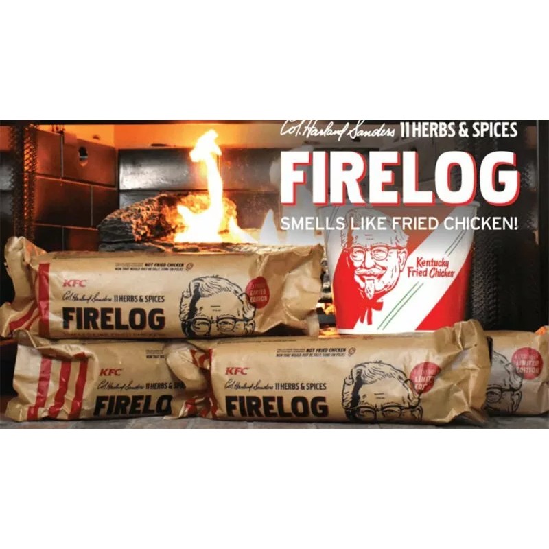 Enviro-Log KFC LIMITED EDITION 11 Herbs & Spices Firelog by