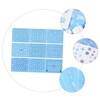 FOMIYES Fashionable Christmas Nail Stickers 60 Sheets Snowflake Bell Nail