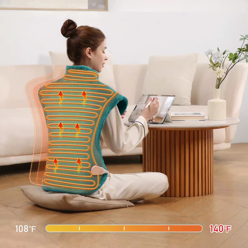 MaxKare FULL BACK HEATING PAD 4 Heat Settings & Auto