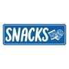 Signs ByLITA Standard Snacks Sign (Blue) - Medium