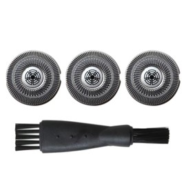 SW-S7105 3x Replacement Shaver Head Blades for Waterproof Electric Razor Wet & Dry Rotary Shavers with Clean Brush by WELURE