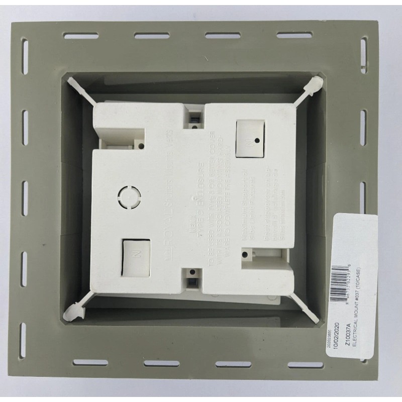 Royal Building Solutions Vinyl Siding Mounting Block Electrical Outlet Box