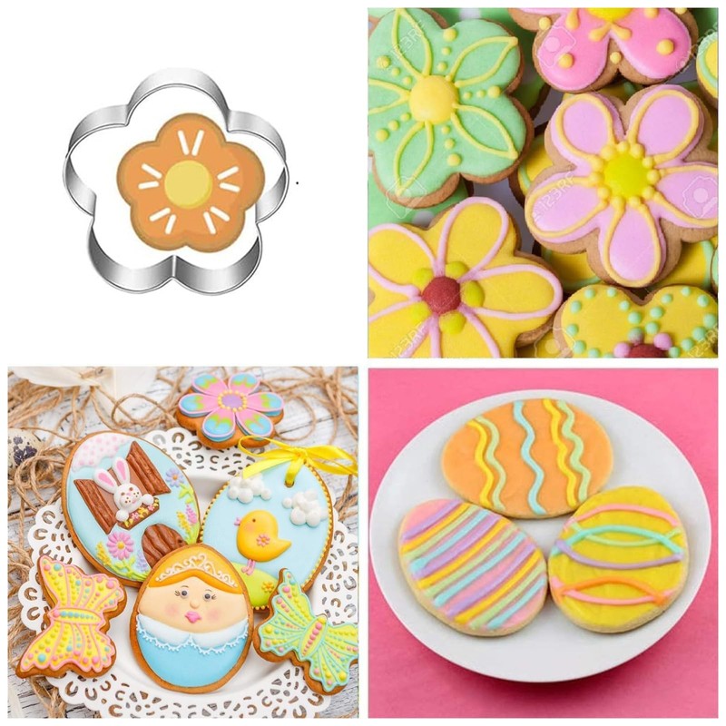 Easter cookie cutters, set of 12, stainless steel cookie cutters,