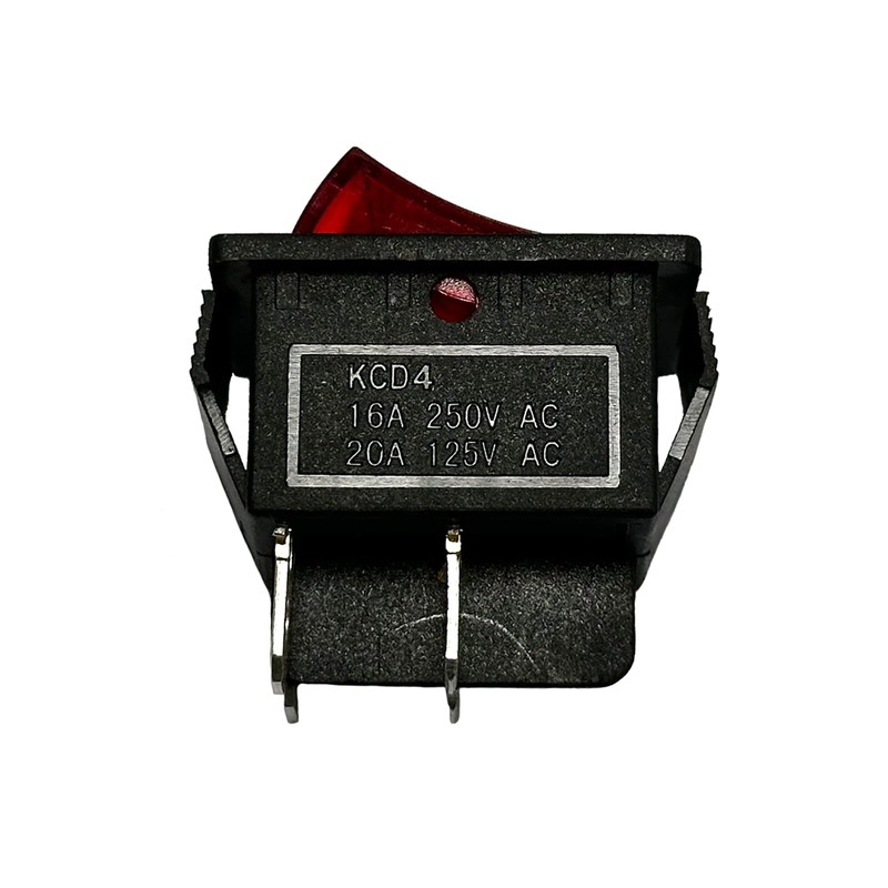 KCD4 Rocker Switch 4 Pin Rocker Switch DPST ON/Off Red