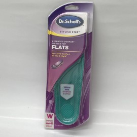 Dr. Scholl's Dr Scholls Stylish Step Flat Insoles WOMEN Sz 6-10 Extended Step For Women