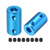 sourcing map 2 Pieces 6 mm to 6 mm Bore