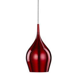 6461-12RE Red Vibrant Metal Ceiling Pendant Light