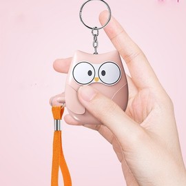 Owl Personal Safety Alarm for Women and Children Owl Personal Alarm - White 2ea