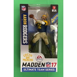 McFarlane Toys AARON RODGERS MCFARLANE FIGURE MADDEN 17 ULTIMATE TEAM SERIES GREEN BAY PACKERS
