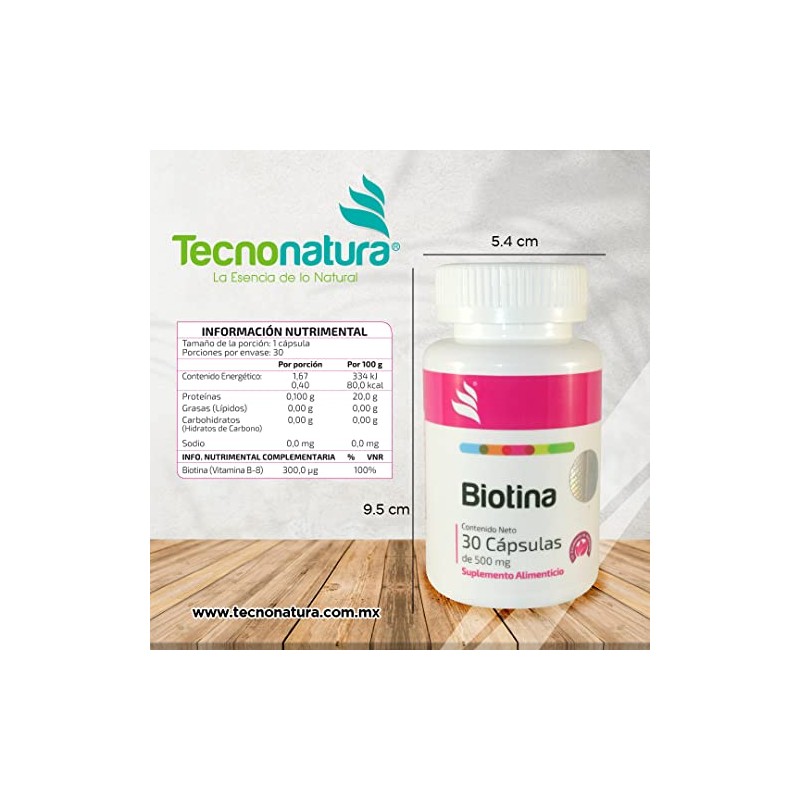 BIOTINA c30 capsulas TECNONATURA