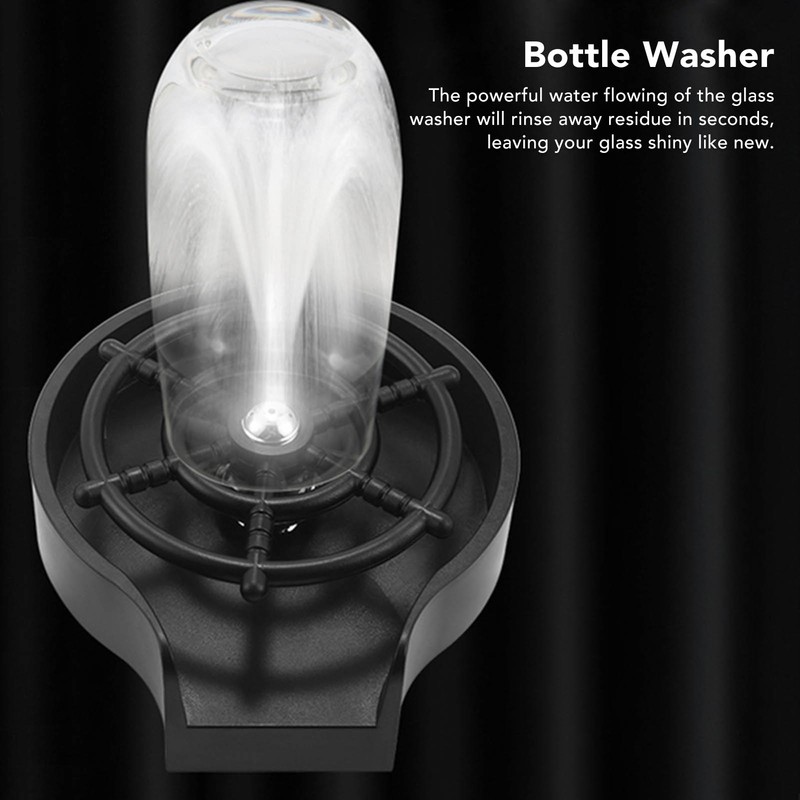 Bottle Washer Faucet Glass Cleaner Sink Cup Rinser Spray Washing