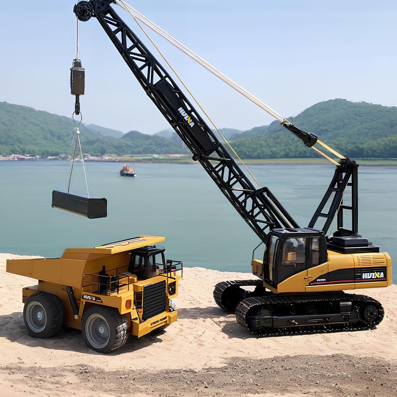 Ailejia Remote Control Truck Crawler Tower Crane Toy for Boys,