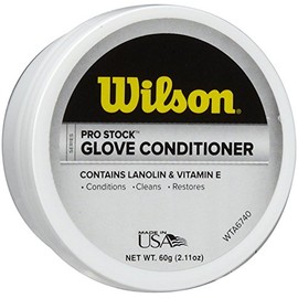 Wilson Pro Stock baseball, softball Glove Conditioner White, One Size