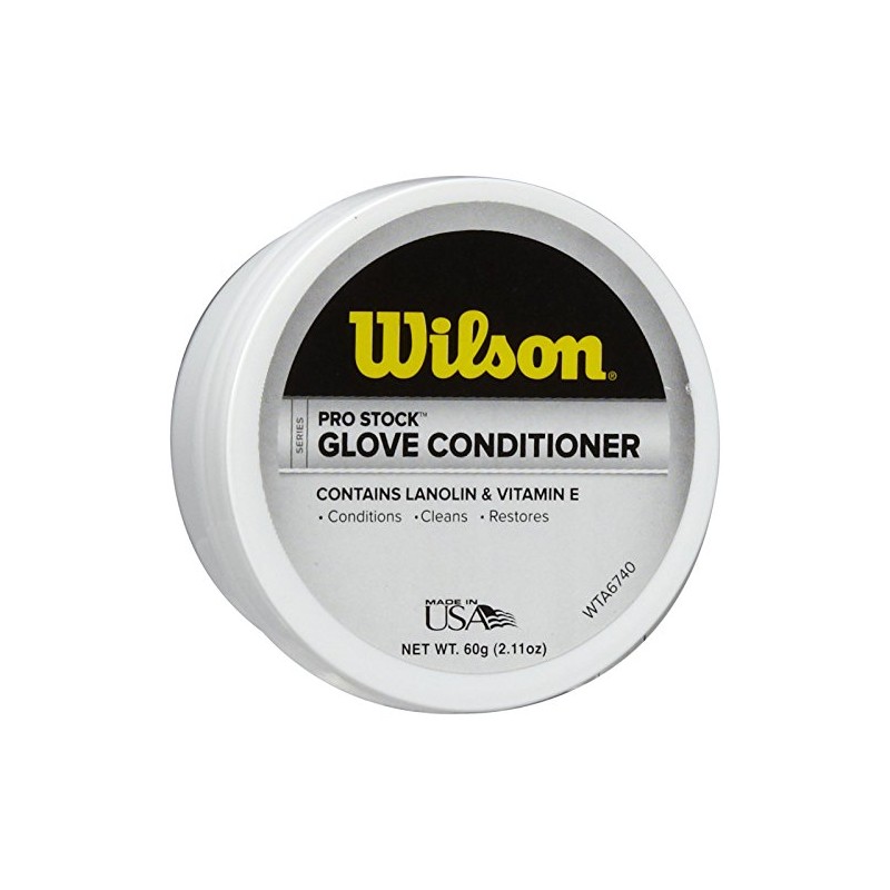 Wilson Pro Stock baseball, softball Glove Conditioner White, One Size