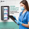 Adir Glove Holder for Wall Mount – Acrylic Glove Dispenser