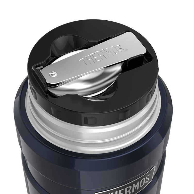 Thermos 183270 Stainless King Food Flask, Midnight Blue, 470 ml