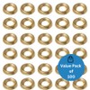 Screw Cup Washer Brass No. 8 Electro Brass Plated Screw