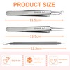 WSYUB Blackhead Tweezers, Pimple Popper Tool,Ingrown Hair Tweezers, Blackhead Extractor