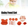 Baby Led Weaning Supplies Owl Shape Teether Safety Strong Suction
