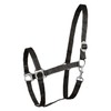 Perlon Headcollar for Warmbloods Black black Size:VB