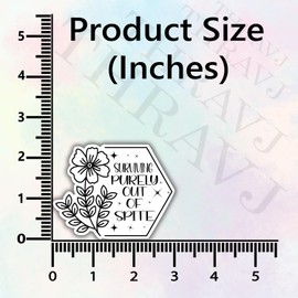 (3Pcs) Surviving Purely Out of Spite Funny Quotes Vinyl Sticker for Laptops, Water Bottles, Phones, Tumblers, Notebooks, Cars, Mugs, Cases Size 2.5 x 3 Inch