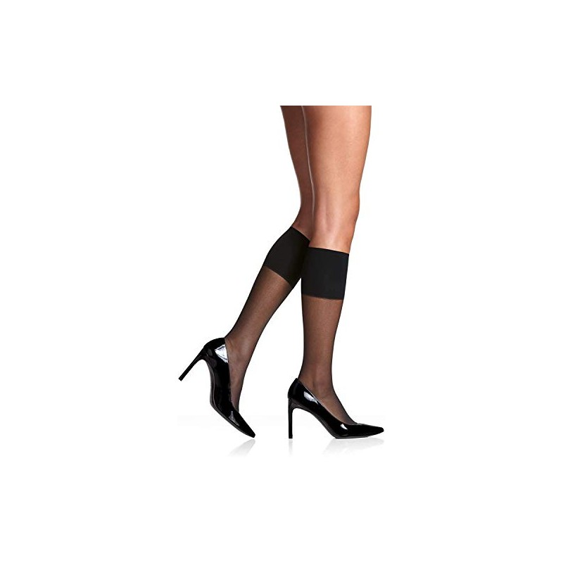 Berkshire Plus Size Women's Queen Sheer Graduated Compression Trouser Sock,