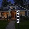 FLSEPAMB Solar Address Sign Lighted Solar House Numbers for Outside