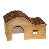 Kerbl Nature Plus House with Gently Curved Roof, Brown, 30