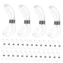 Operitacx 25 Stücke Rutschfeste Brillenketten Halterenden Verstellbare Metallspirale Strapazierfähiges Material für Sonnenbrillen und Brillen Einfach zu Verwenden für Sport und Alltag